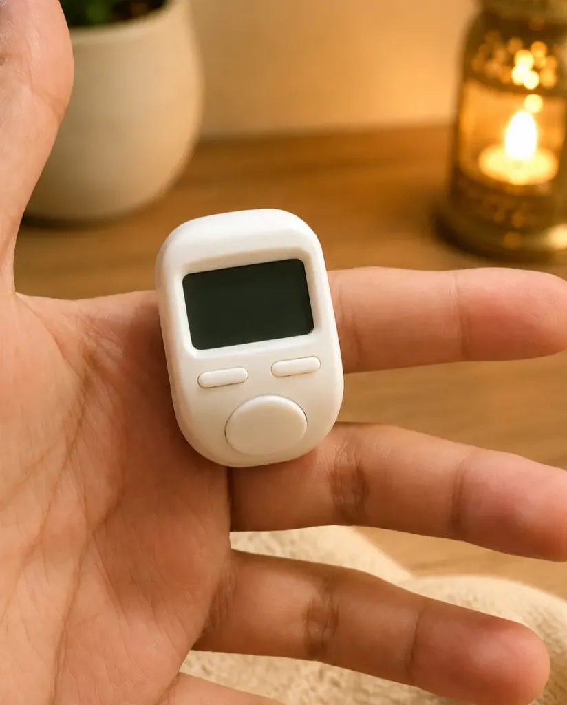 Digital tally counter for 1 lakh Naam Jap | Coin battery | Reusable | Durable