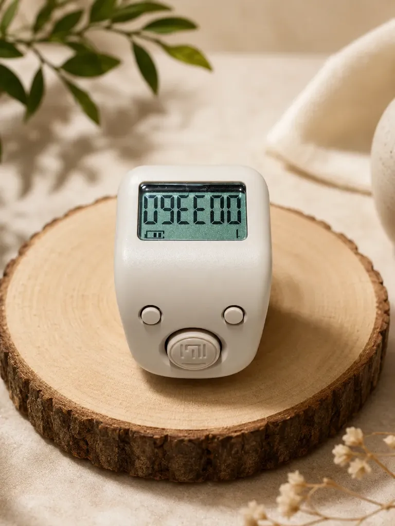 Digital tally counter 60 lakh naam jap 6 channels | Rechargeable | LCD Finger Counter Silent Digital Tally Counter | Keli Kunj Counter