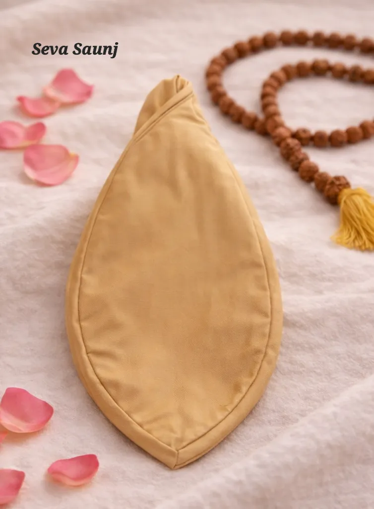 Plain Mala Jholi - Yellow