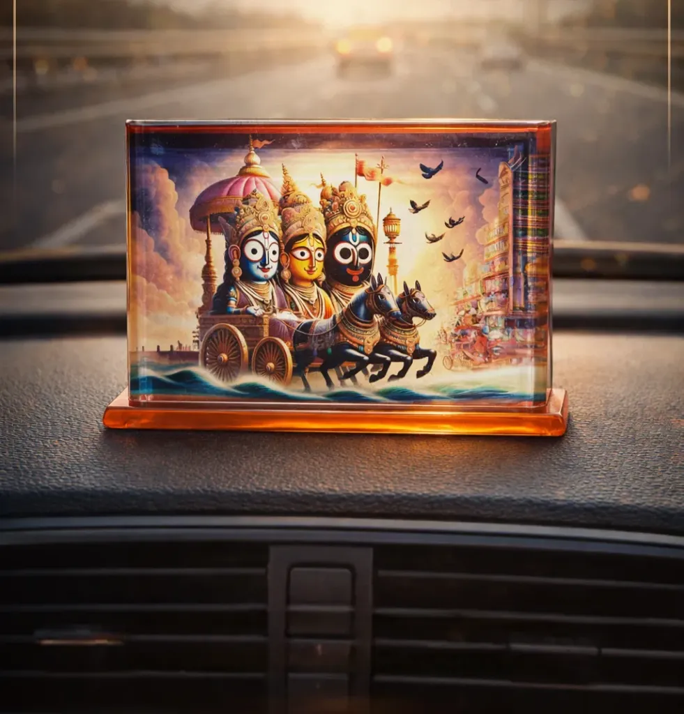 Jagannath Chitrapat | Car dashboard | Small Temple | Table Top