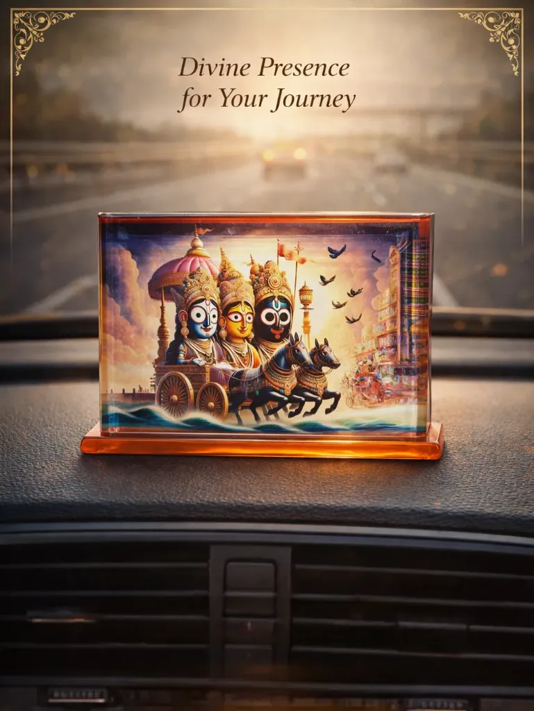 Jagannath Chitrapat | Car dashboard | Small Temple | Table Top