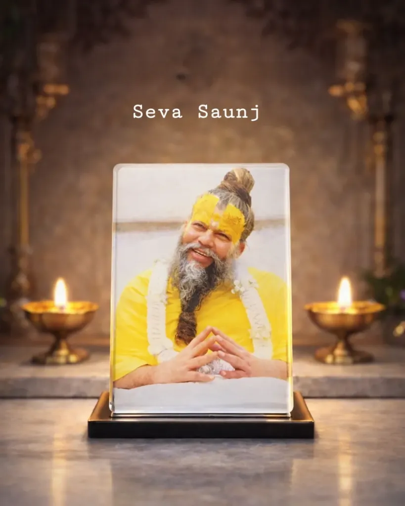 Param Pujya Vrindavan Rasik Sant Shri Hit Premanand Govind Sharan Ji Maharaj Chitrapat | Car dashboard | Small Temple | Table Top