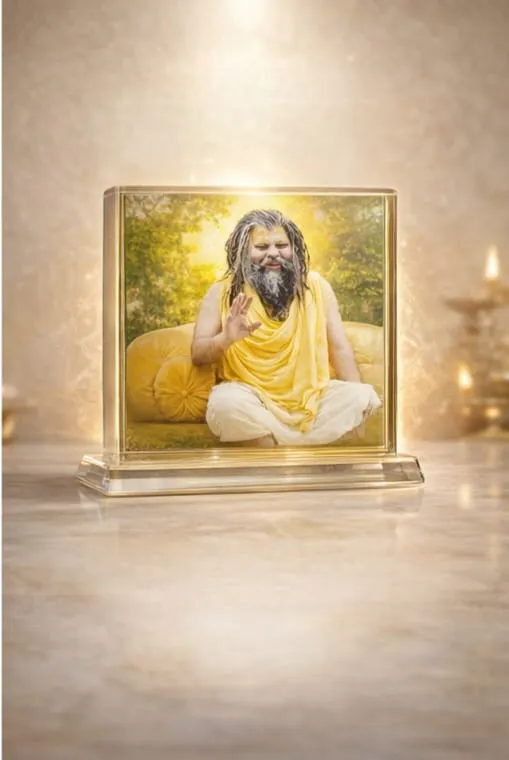 Param Pujya Vrindavan Rasik Sant Shri Hit Premanand Govind Sharan Ji Maharaj Chitrapat | Car dashboard | Small Temple | Table Top