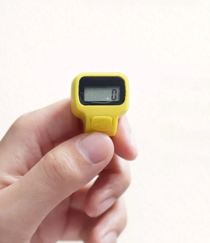 Manual Digital Hand Tally Counter/Finger Counter | Reset Button Upper side