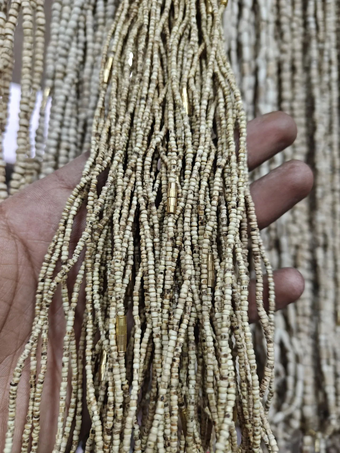 Double Round Kanthi | Small Beads